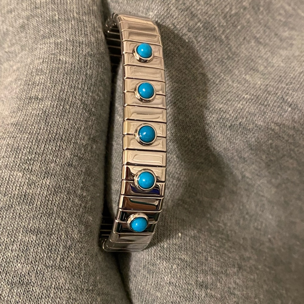 Accordion Turquoise Bracelet